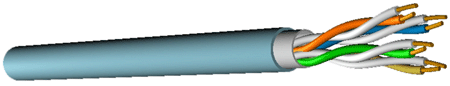   (FTP 4 Cat.5, Cat. 5e)